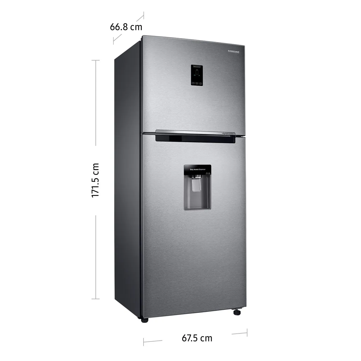SAMSUNG - Refrigeradora Samsung Top Mount 361Lt RT35K5930S8