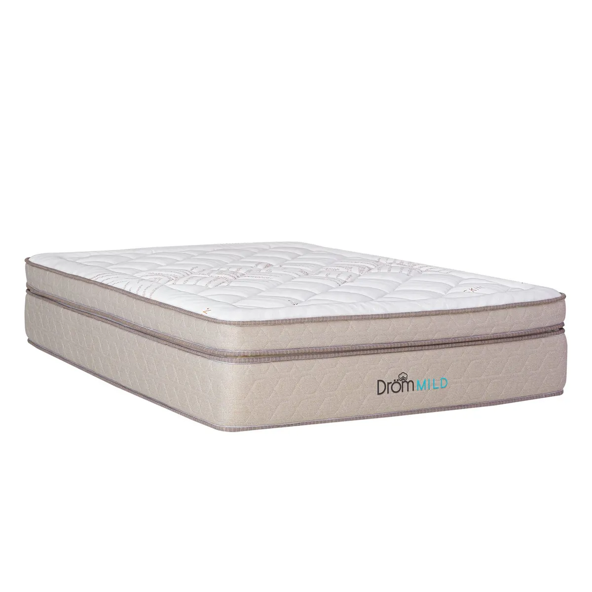 DROM - Colchón Mild 2Plz + 2 Almohadas Viscoelásticas y Protector