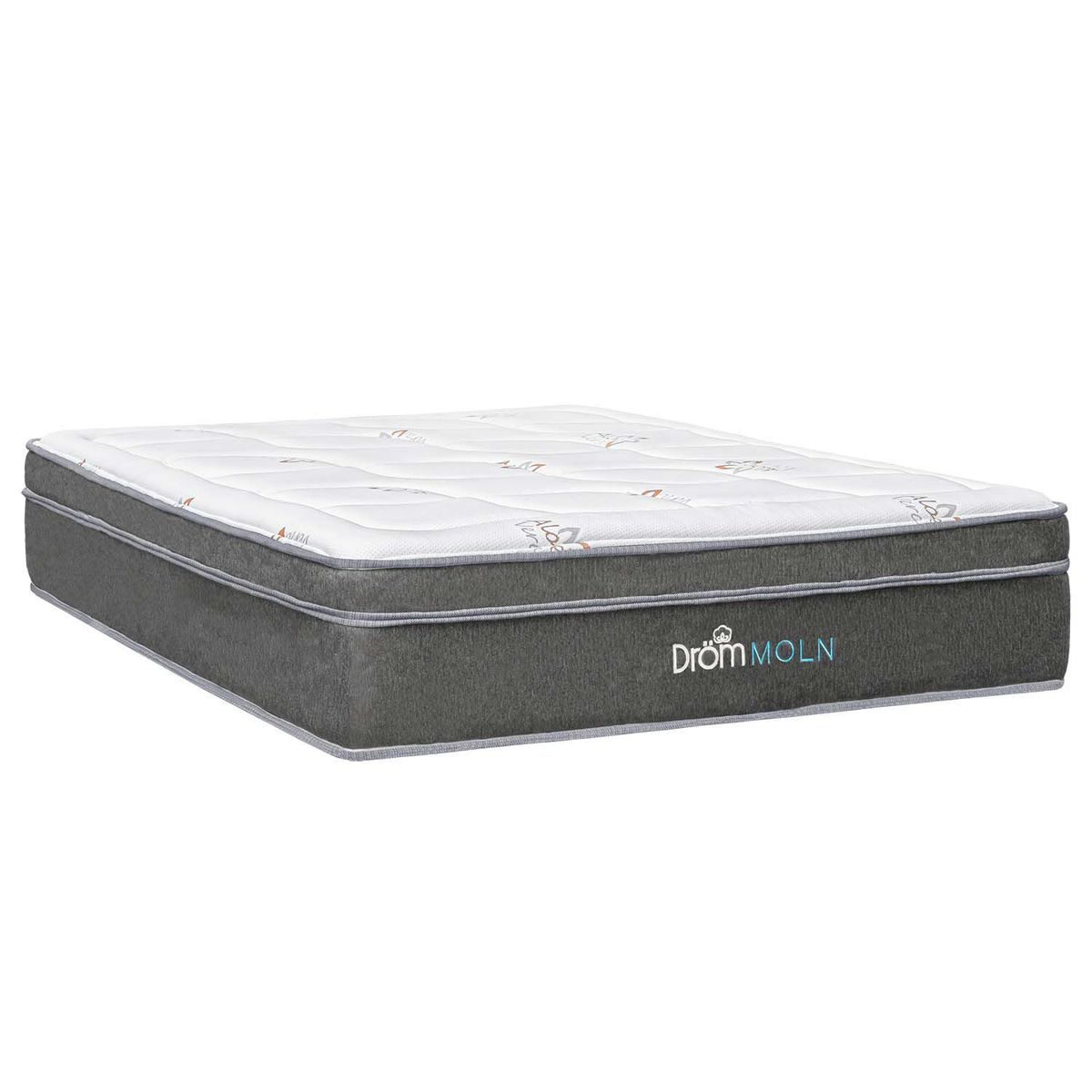 DROM - Colchón Moln King + 2 Almohadas Viscoelásticas y Protector