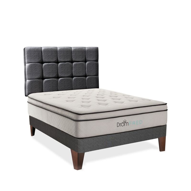 DROM - Dormitorio Europeo Fred 15 Plz + 1 Almohada Viscoelástica + Protector