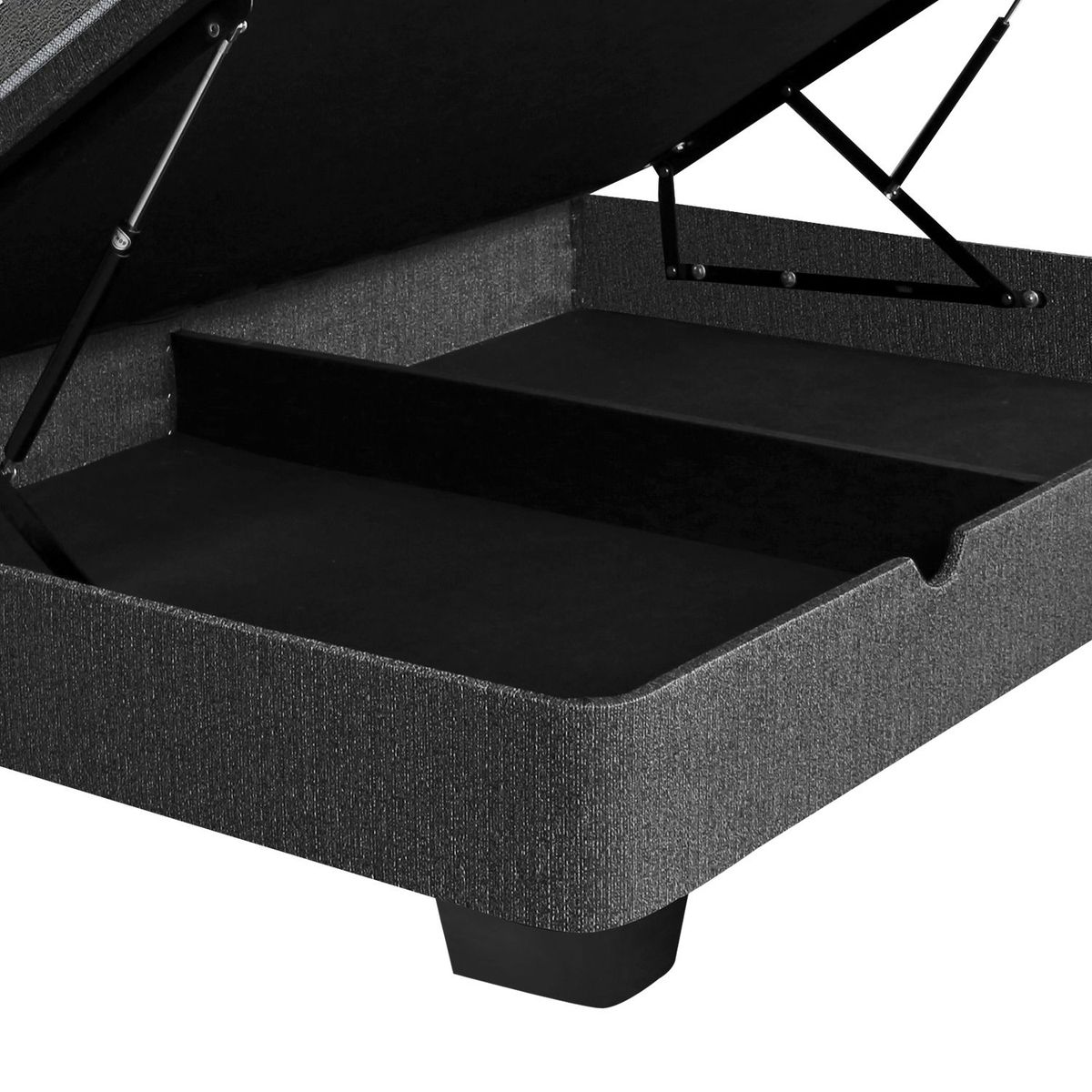 DROM - Cama Boxet Moln 2Plz + 2 Almohadas Viscoelásticas y Protector