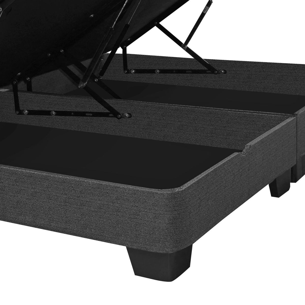 DROM - Cama Boxet Moln Queen + 2 Almohadas Viscoelásticas y Protector