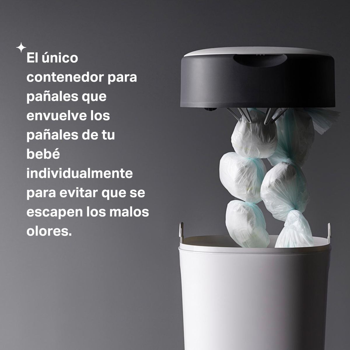 TOMMEE TIPPEE - Basurero pañales twist + 6 repuestos