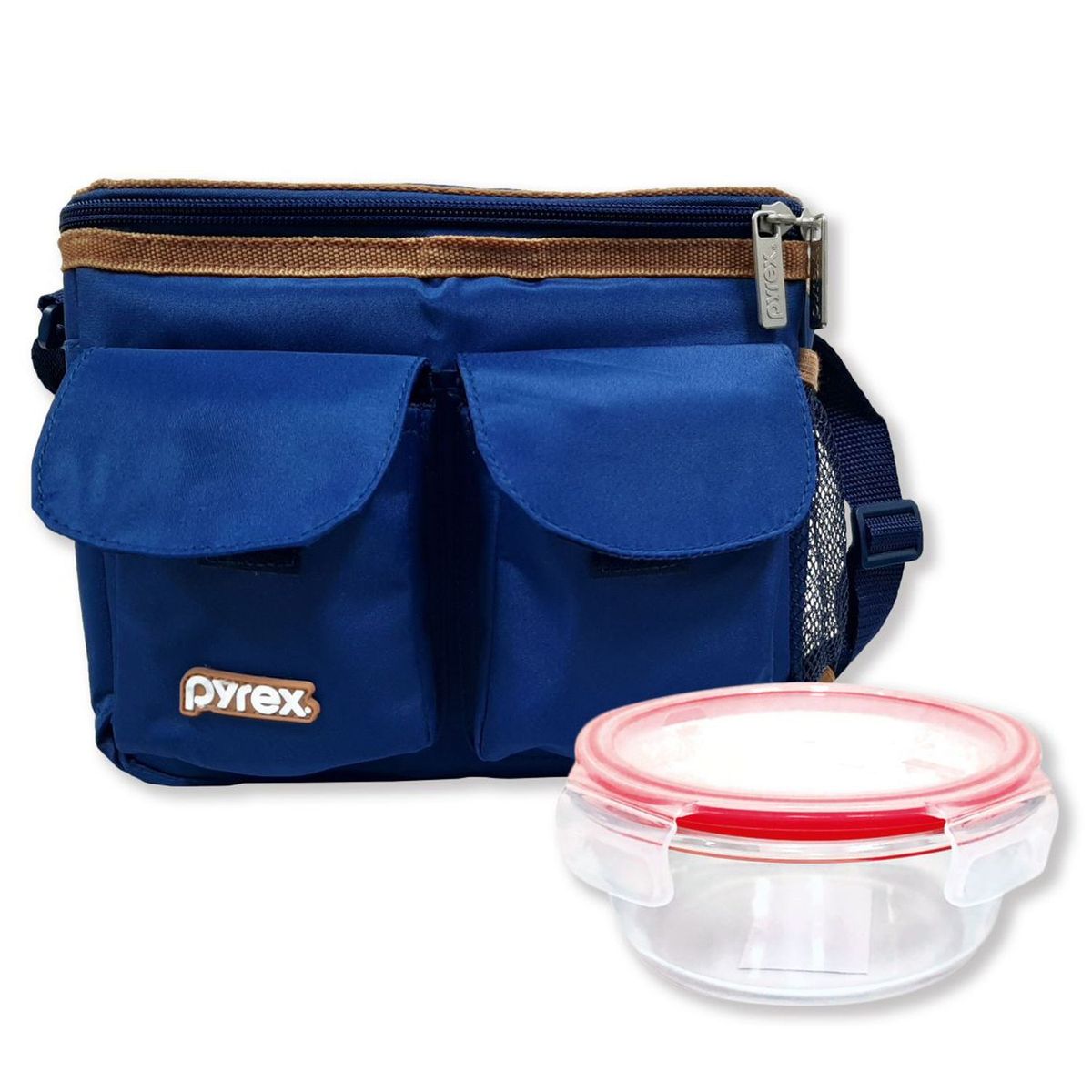 PYREX - Pyrex Lonchera Fresh con refractario Redondo 600 ml
