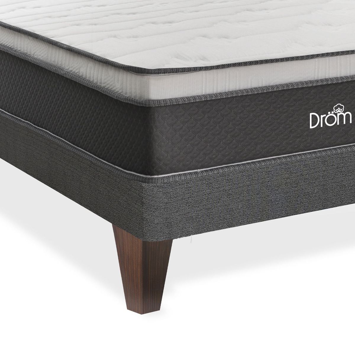 DROM - Dormitorio Europeo Lugn 2Plz + 2 Almohadas y Protector