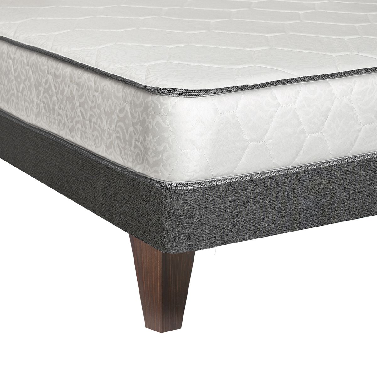 DROM - Dormitorio Europeo Himlen 2Plz + 2 Almohadas y Protector