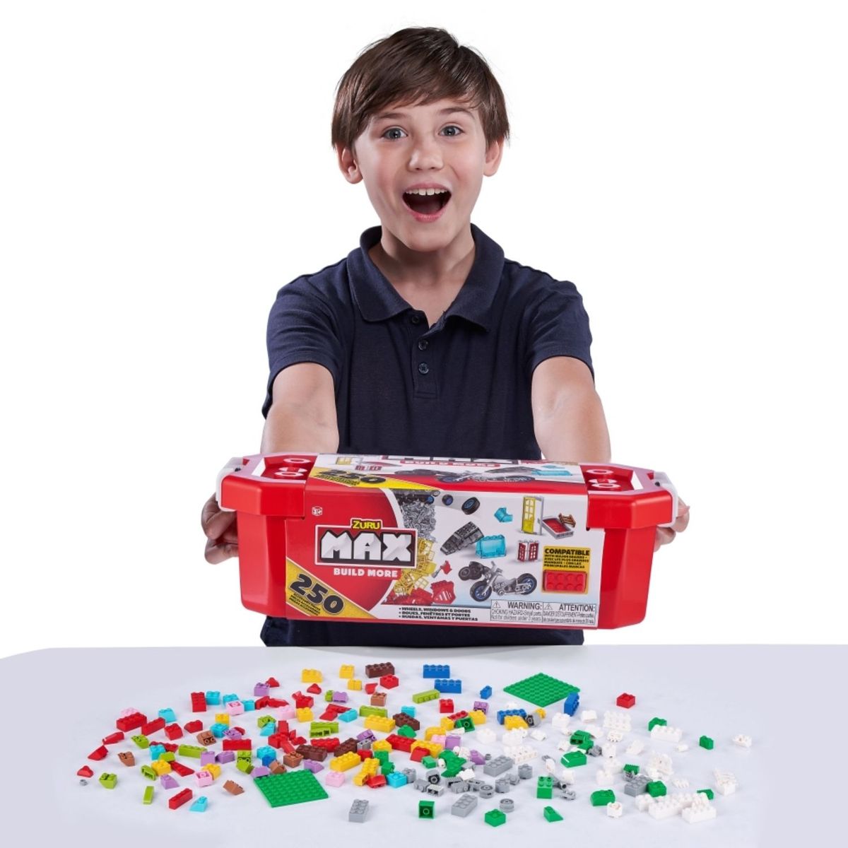 MAX BUILD MORE - Set De Juego Construcción 250 Piezas Max