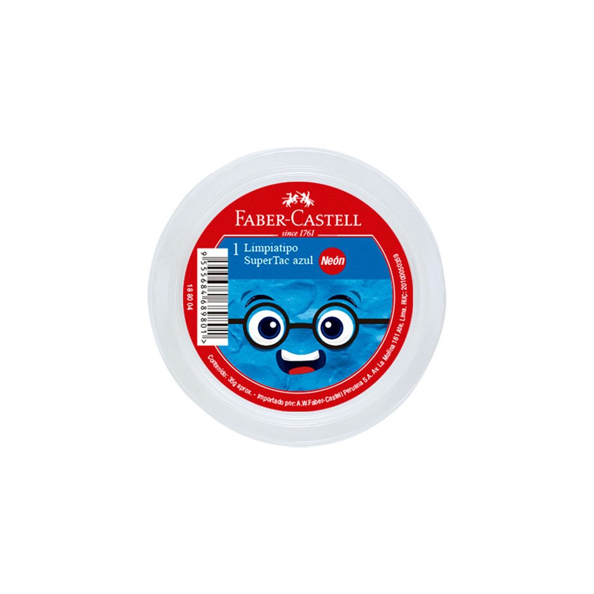 FABER-CASTELL - Limpiatipo Neón Azul 35g