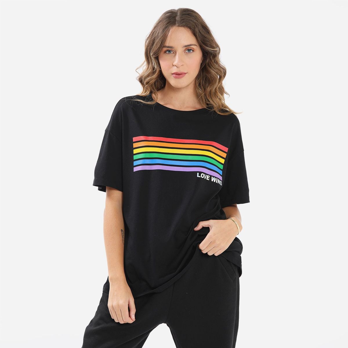 DENIMLAB - Polo Oversize Manga Corta Mujer Denimlab