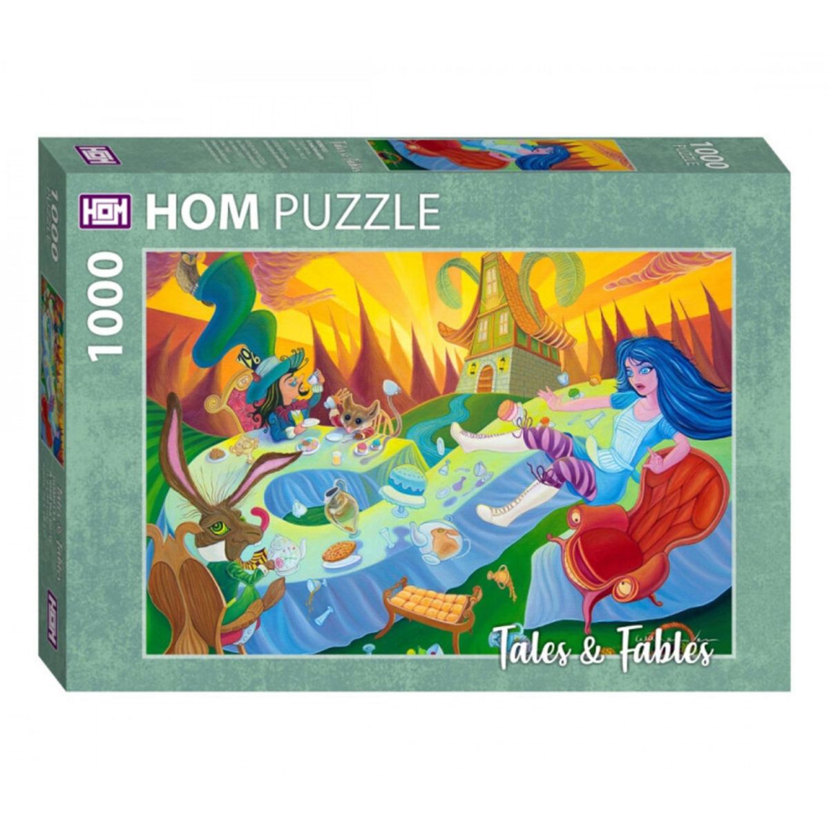 HOM PUZZLE - Rompecabezas 1000 Pzas A Mad Tea-Party