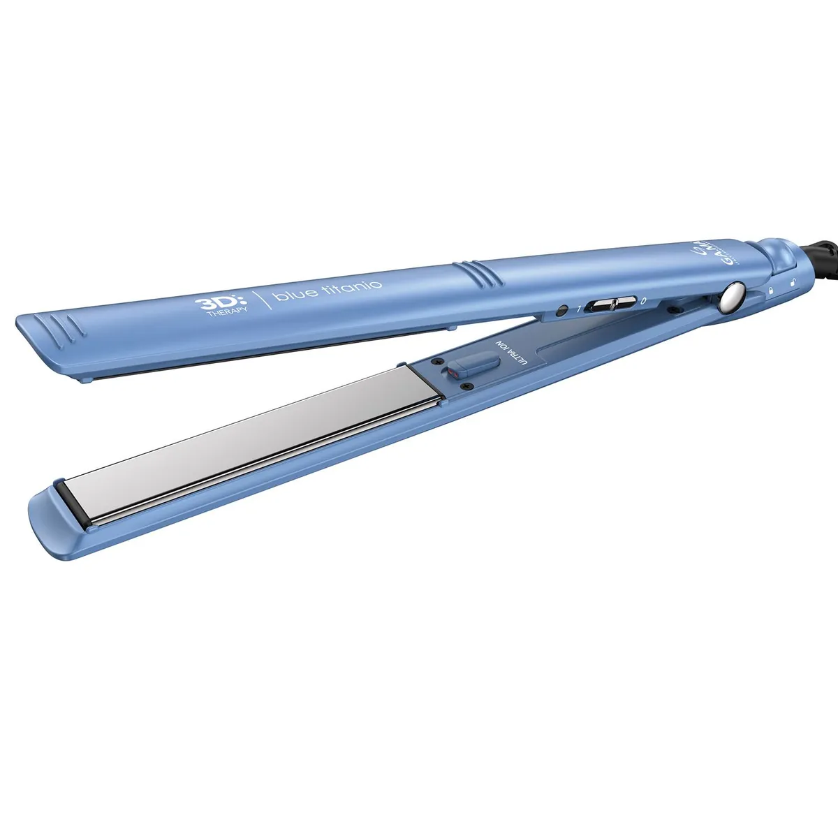 GAMA - Plancha alisadora ELEGANCE Blue Titanium 3D GAMA