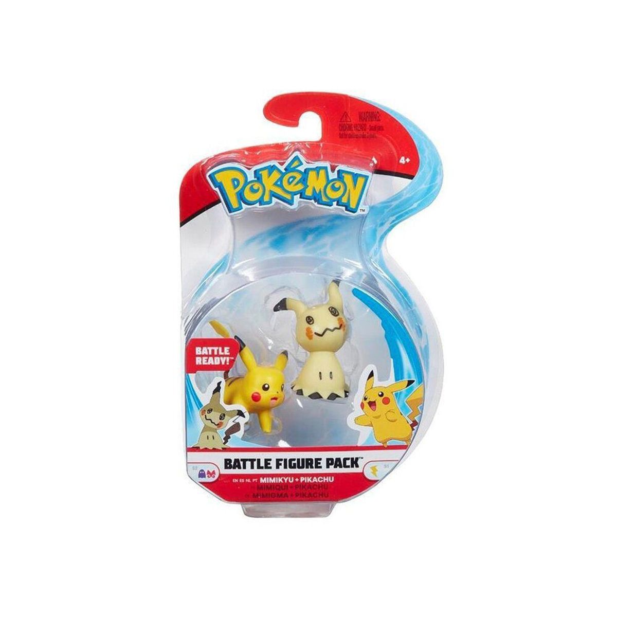POKEMON - Set 2 Pokemon Mimikyu y Pikachu