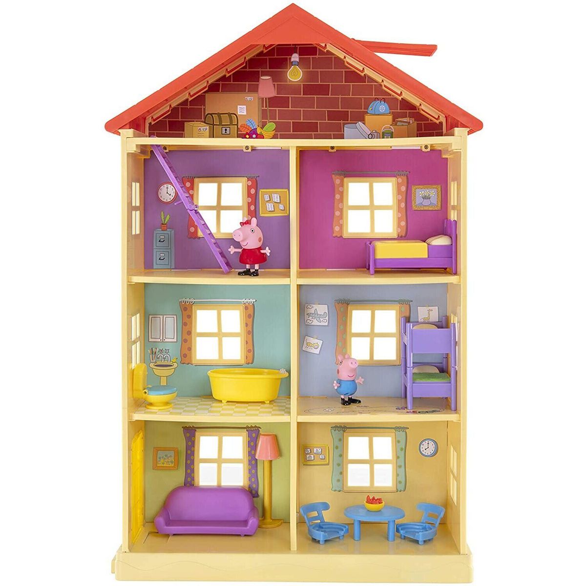 PEPPA PIG - Mega Casa de Peppa Pig + 11 Accesorios