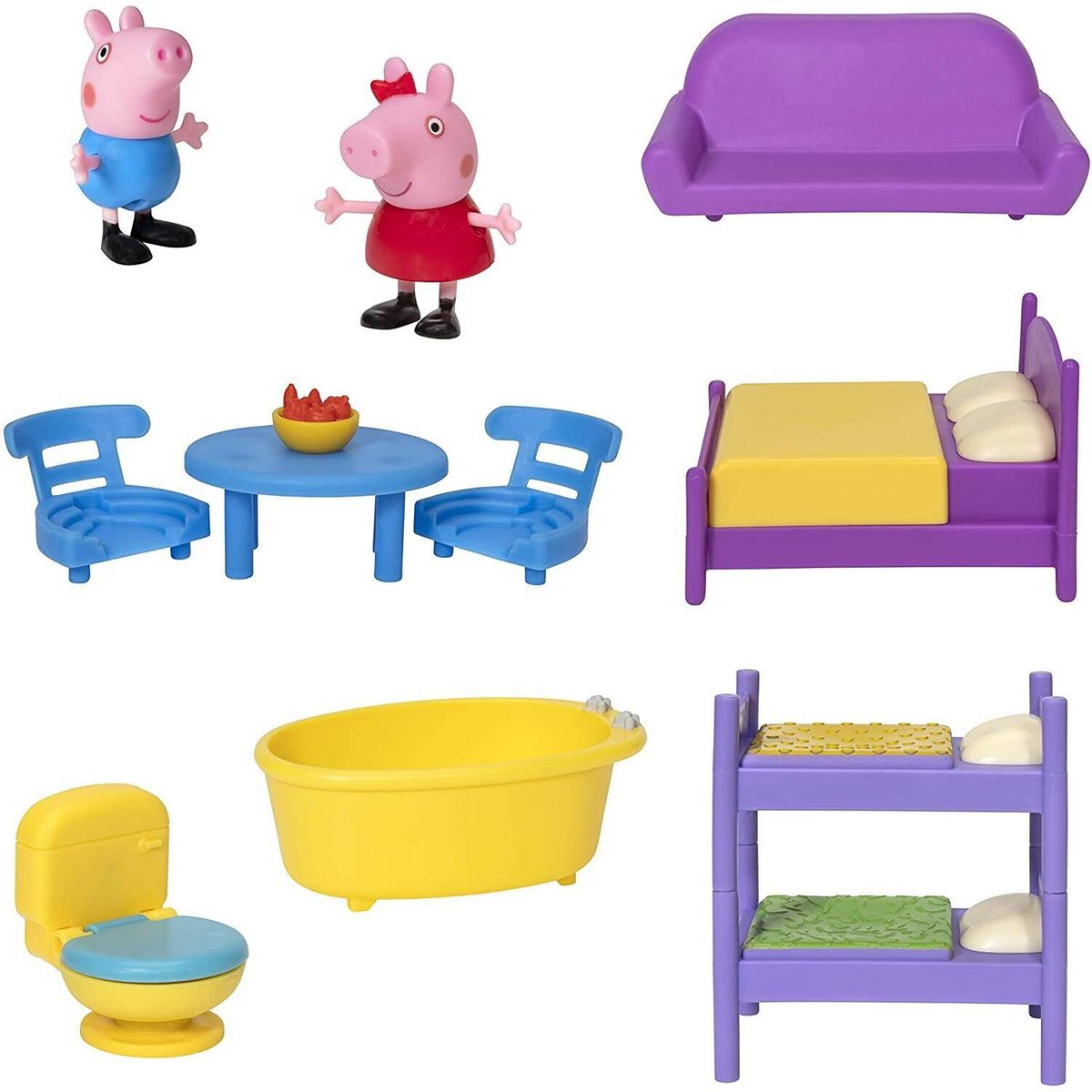 PEPPA PIG - Mega Casa de Peppa Pig + 11 Accesorios