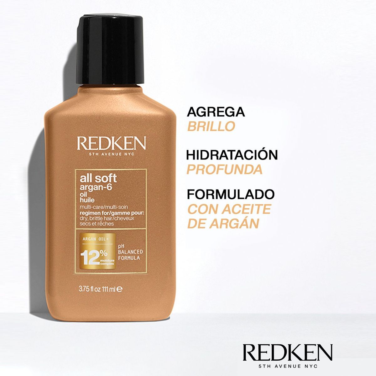 REDKEN - Sérum All Soft Para Cabello Seco 111 ml 