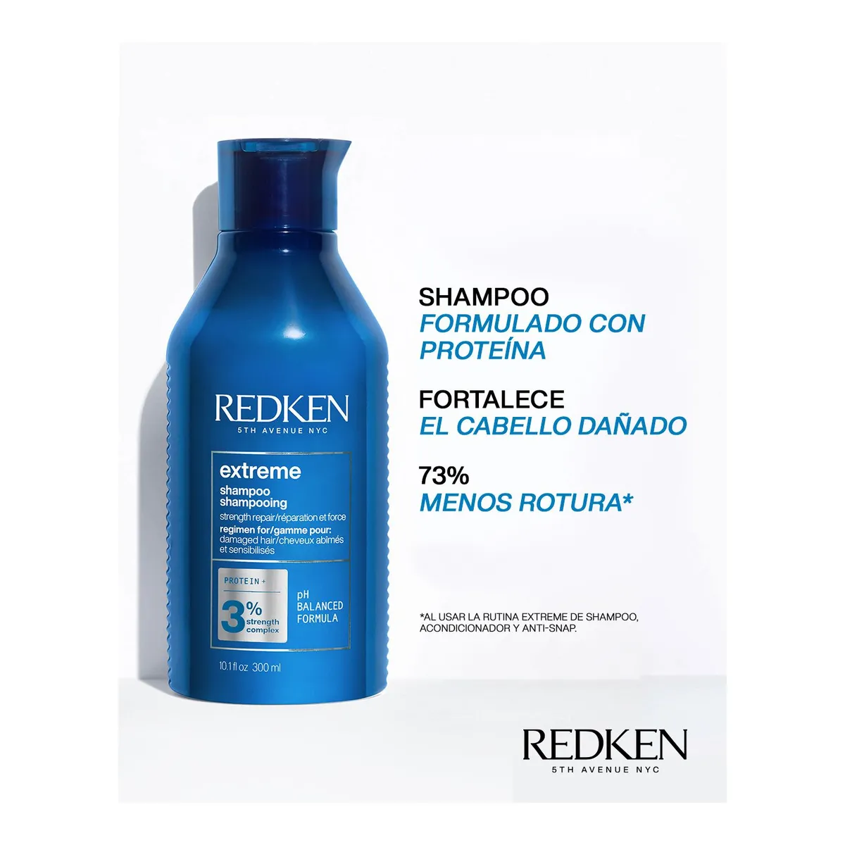 REDKEN - Shampoo Extreme Para Cabello Dañado 300ML