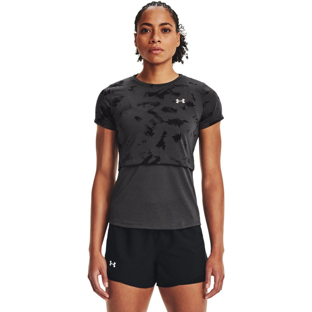 UNDER ARMOUR - Polo Deportivo UA Streaker 2.0 Inverse SS Running Mujer
