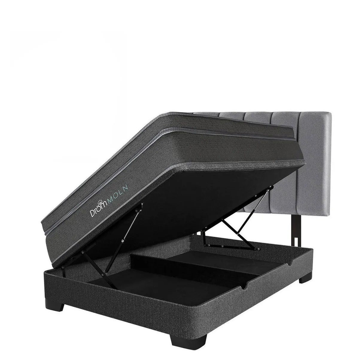 DROM - Dormitorio Boxet Moln 2 Plz + 2 Almohadas Viscoelásticas + Protector