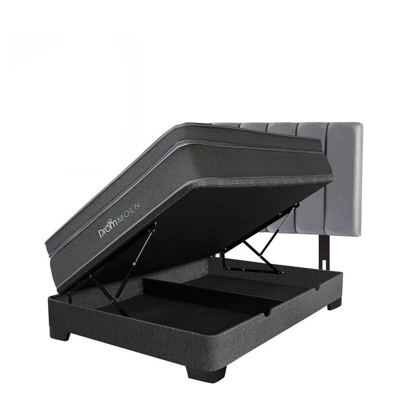 DROM - Dormitorio Boxet Moln 2 Plz + 2 Almohadas Viscoelásticas + Protector