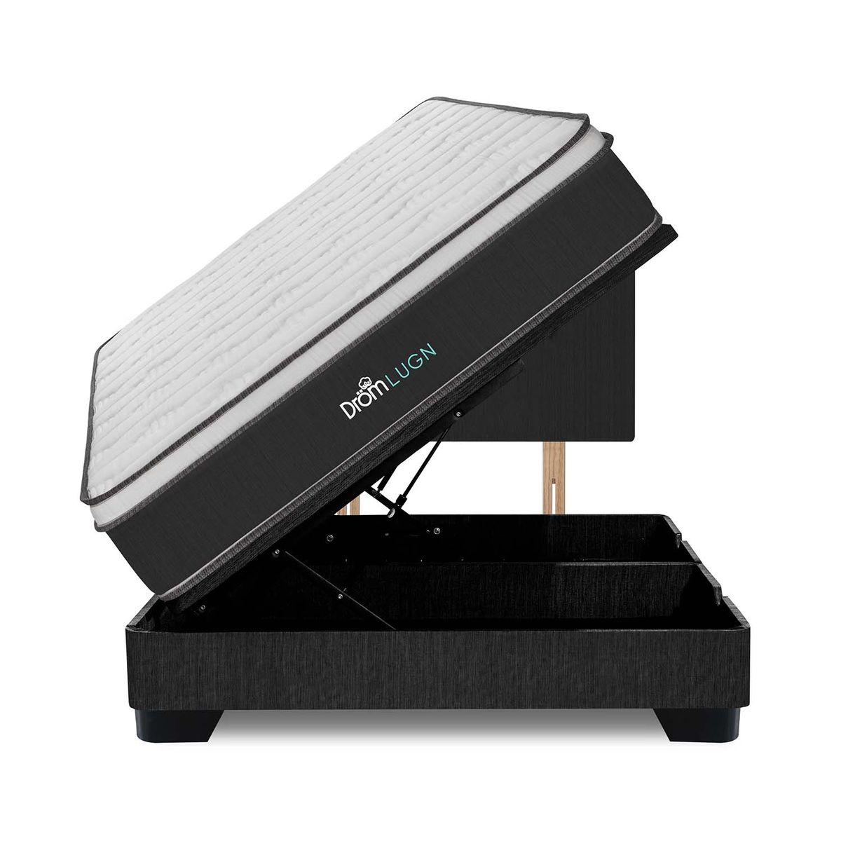 DROM - Dormitorio Boxet Lugn 2Plz + 2 Almohadas y Protector