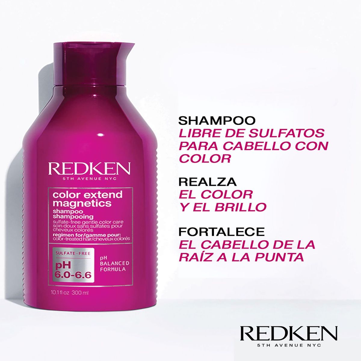 REDKEN - Shampoo Color Extend Magnetics Para Cabello Con Color