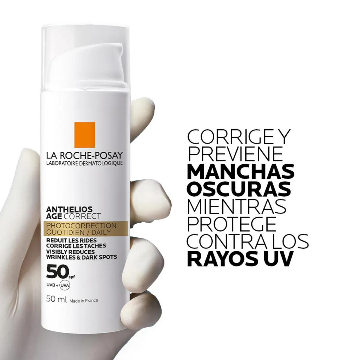 LA ROCHE POSAY - Protector Solar Anti-arrugas Anthelios Age Correct FPS 50 50ml