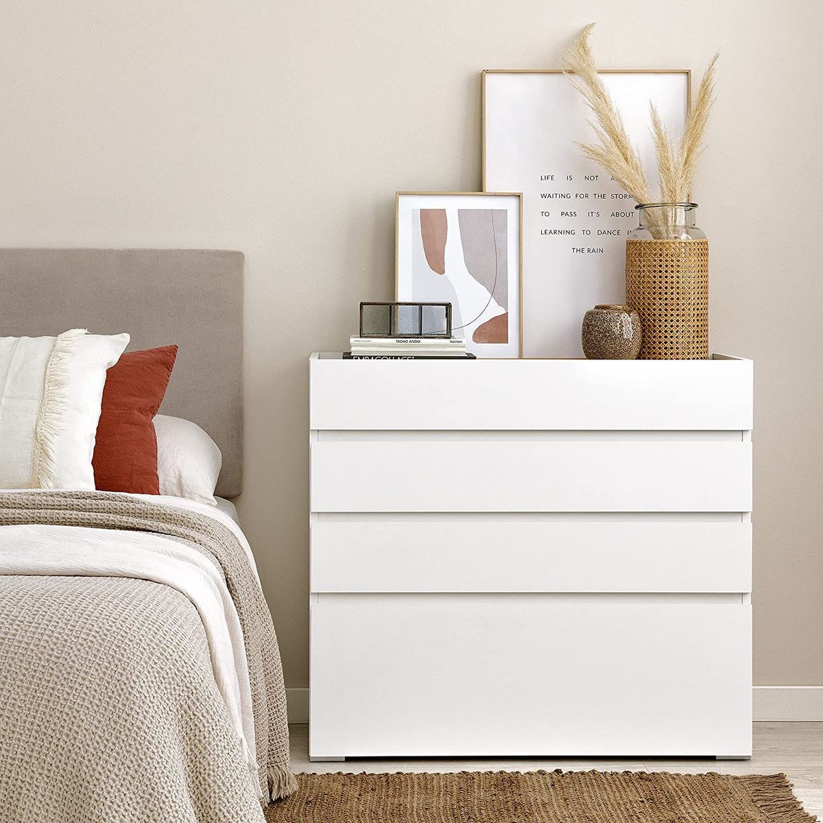 MUEBLES GAUDI - Cómoda 4 Cajones Kenay