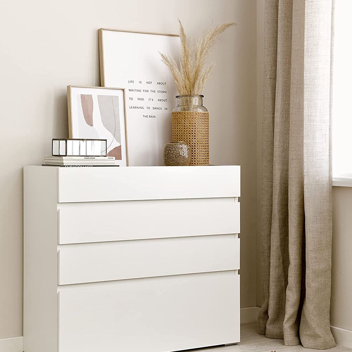 MUEBLES GAUDI - Cómoda 4 Cajones Kenay