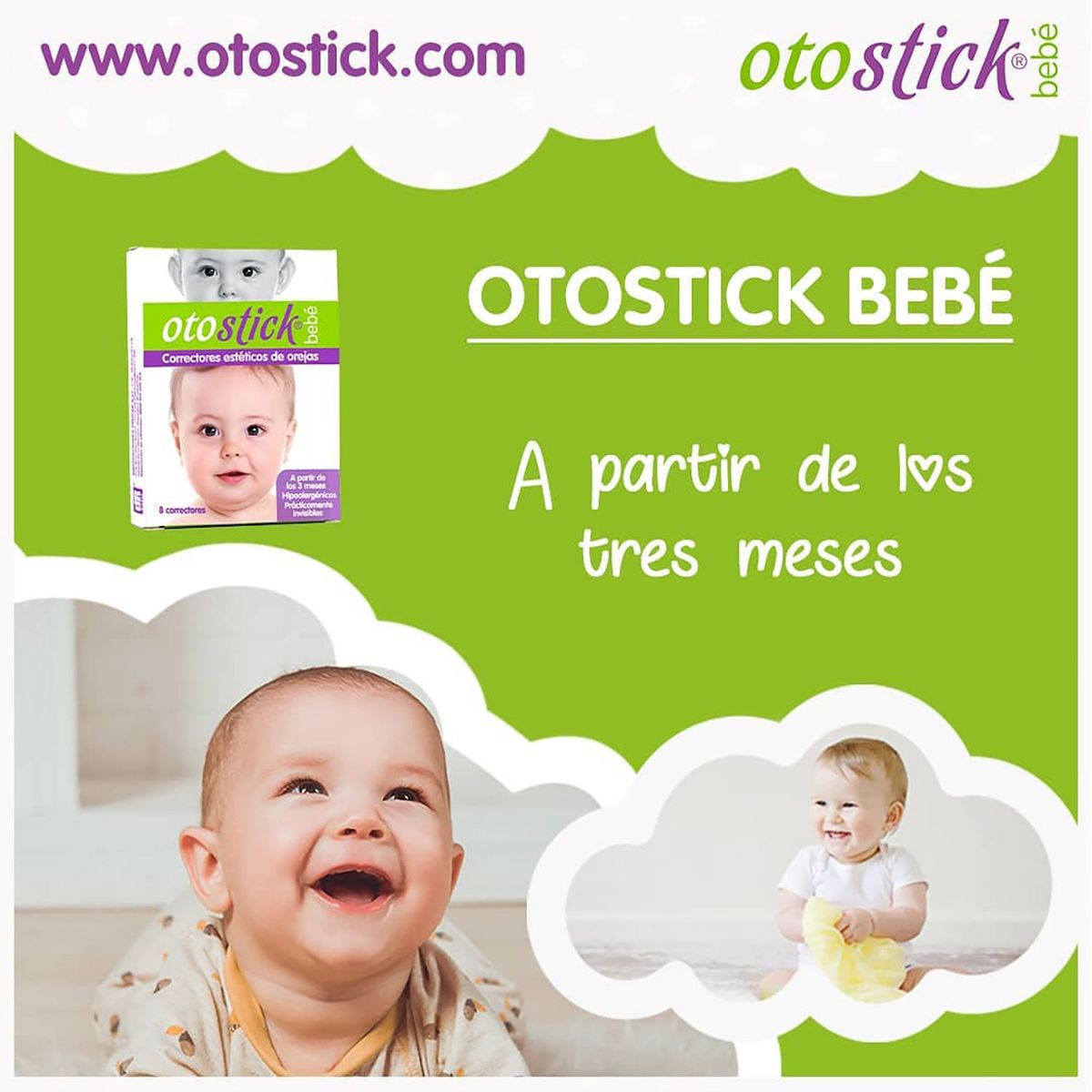 OTOSTICK - Corrector Estético de Orejas Bebés