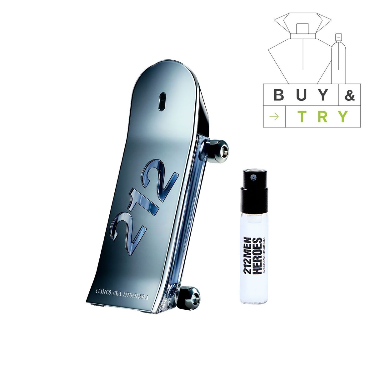 CAROLINA HERRERA - Try&Buy 212 Heroes Eau de Toilette 90 ml + Sample