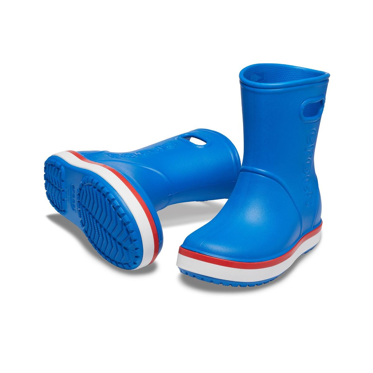 CROCS - Botas Niños Unisex Crocs Rain Boot Bright Cobalt/Flame