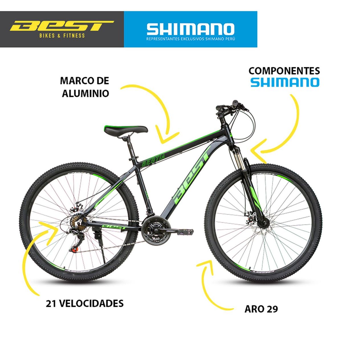 BEST - Bicicleta Montañera Bestia Aro 19