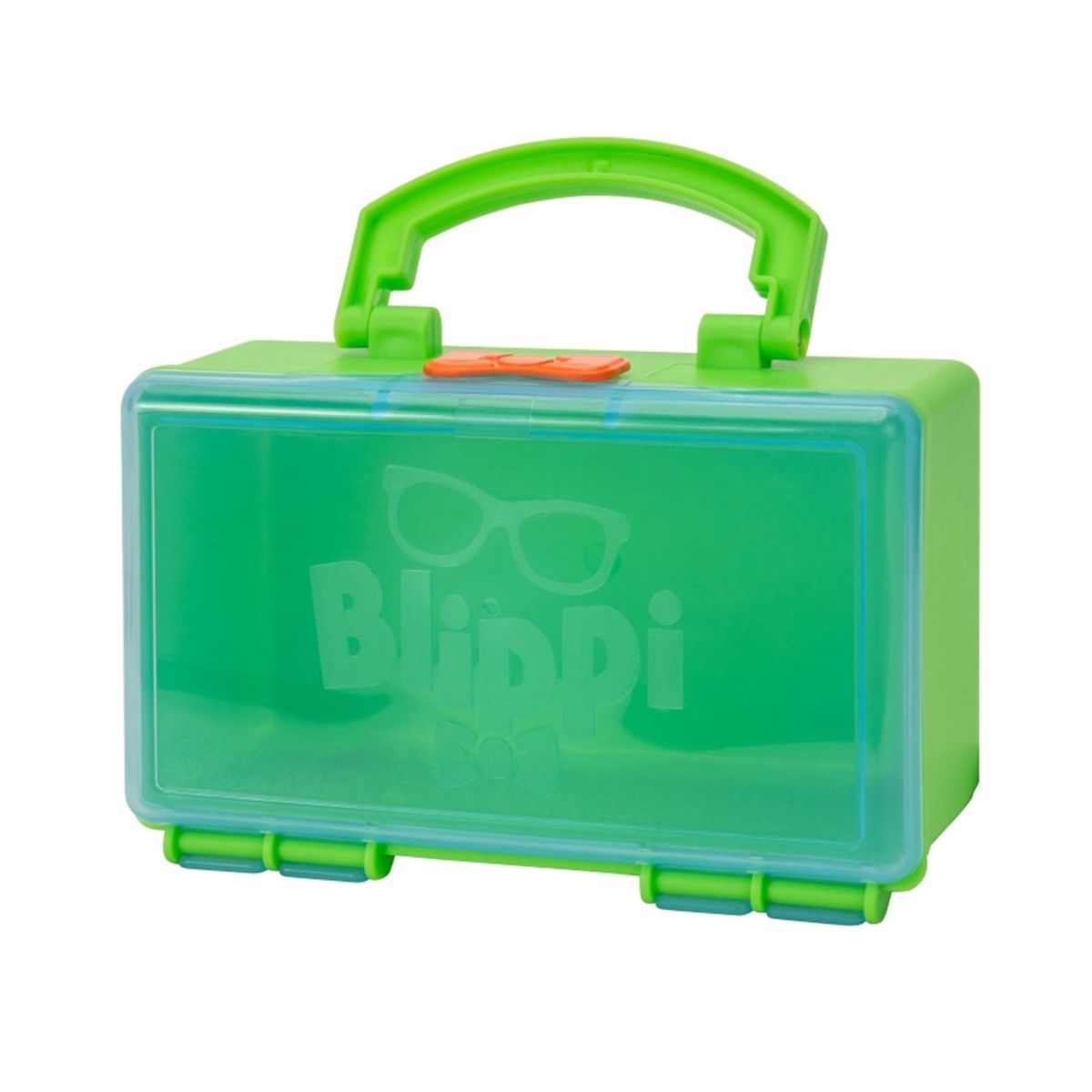 BLIPPI - Set Lonchera + Figura + Tarjeta Blippi