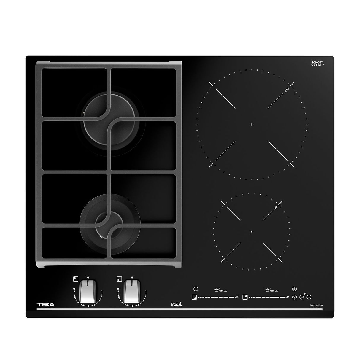 TEKA - Cocina Mixta De Gas/Inducción JZC 64322 BK