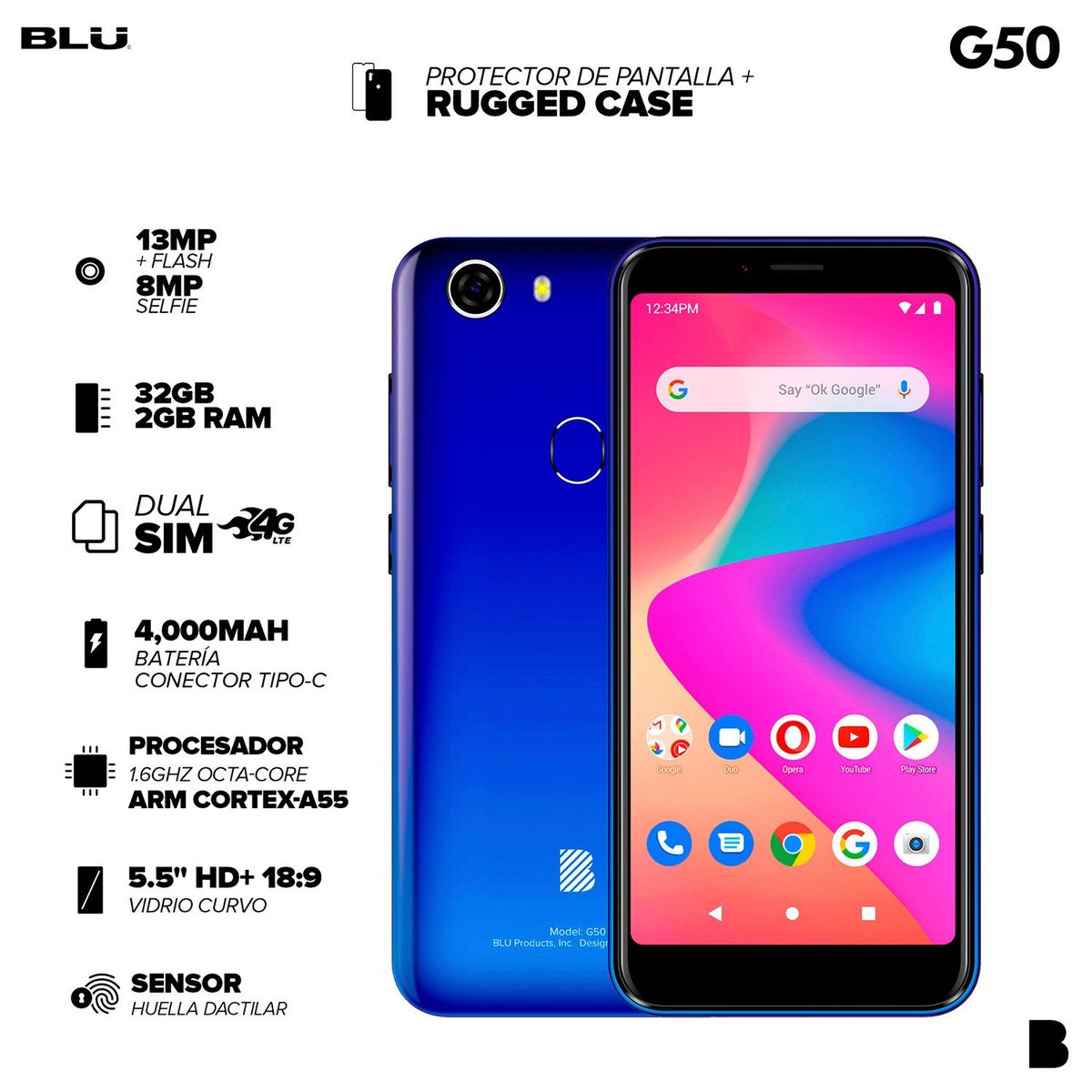 BLUE - BLU G50 Azul