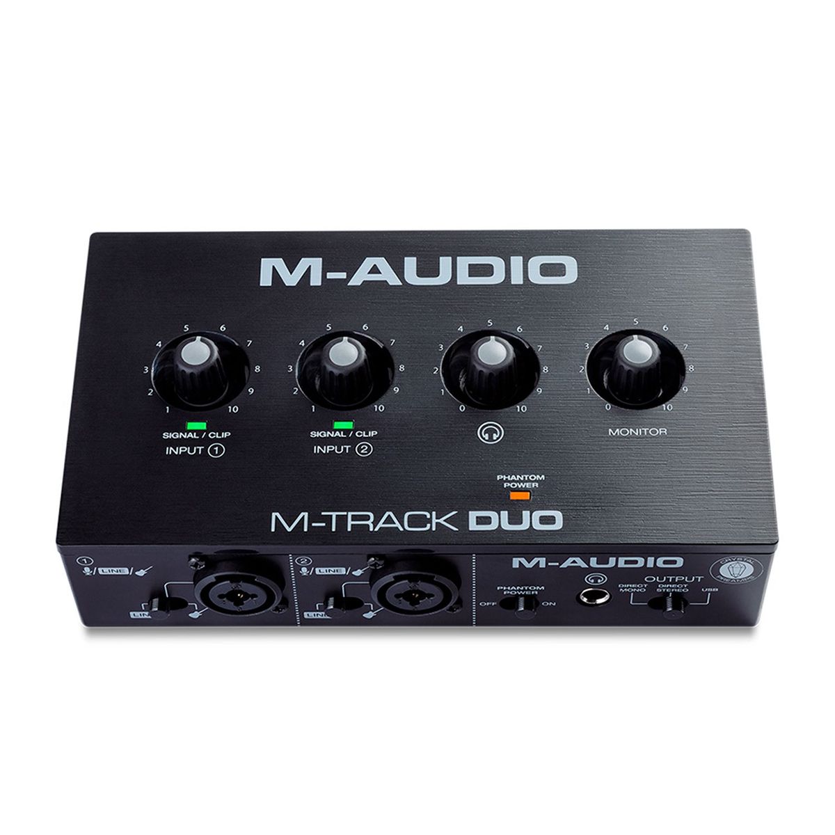 M AUDIO - Interfaz de Grabación - M-AUDIO - M-Track Duo - Negro
