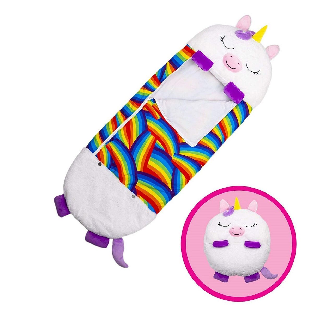 KAST PE - Happy Nappers Sleeping Bag 135 cm Unicornio