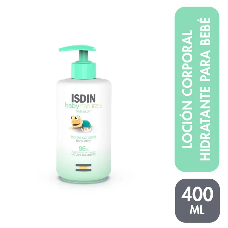 ISDIN Babynaturals Body Lotion 400ML - Loción corporal hidratante para ...