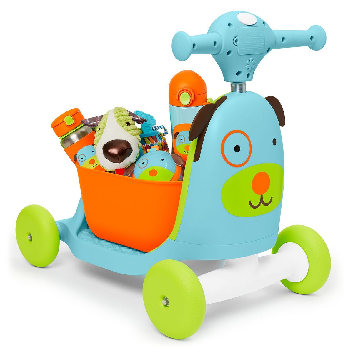 SKIP HOP - Scooter para Niños Perro Zoo 3 en 1 