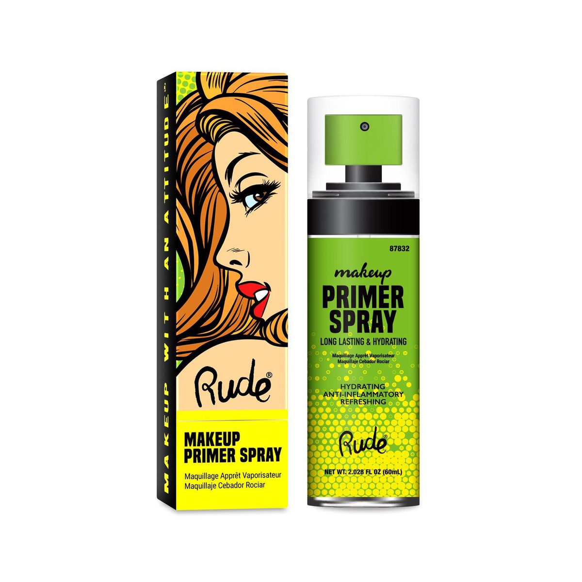 RUDE COSMETICS - Prebase Makeup PRIMER SPRAY