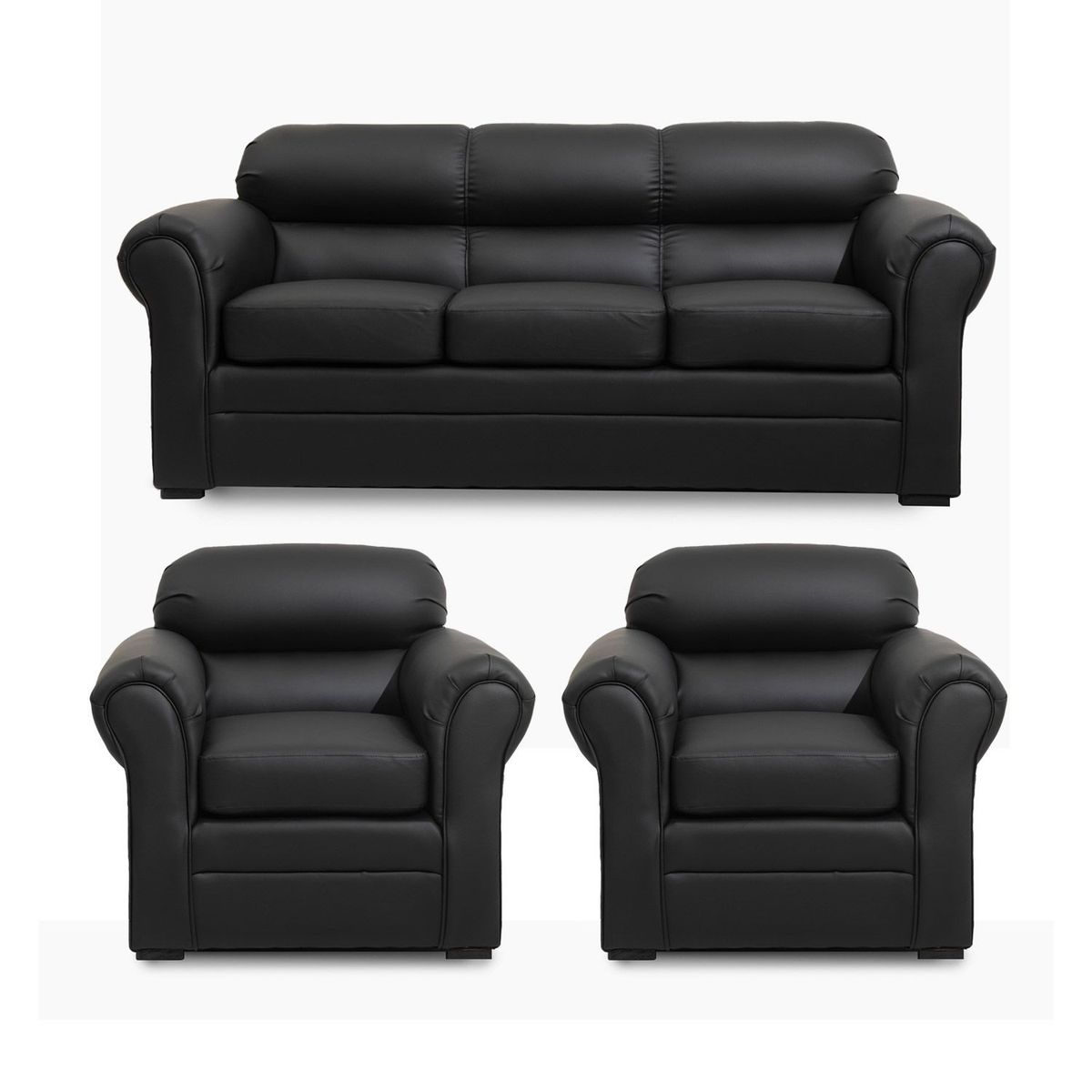 MICA - Juego de Sala Gales Negro Moro 3-1-1