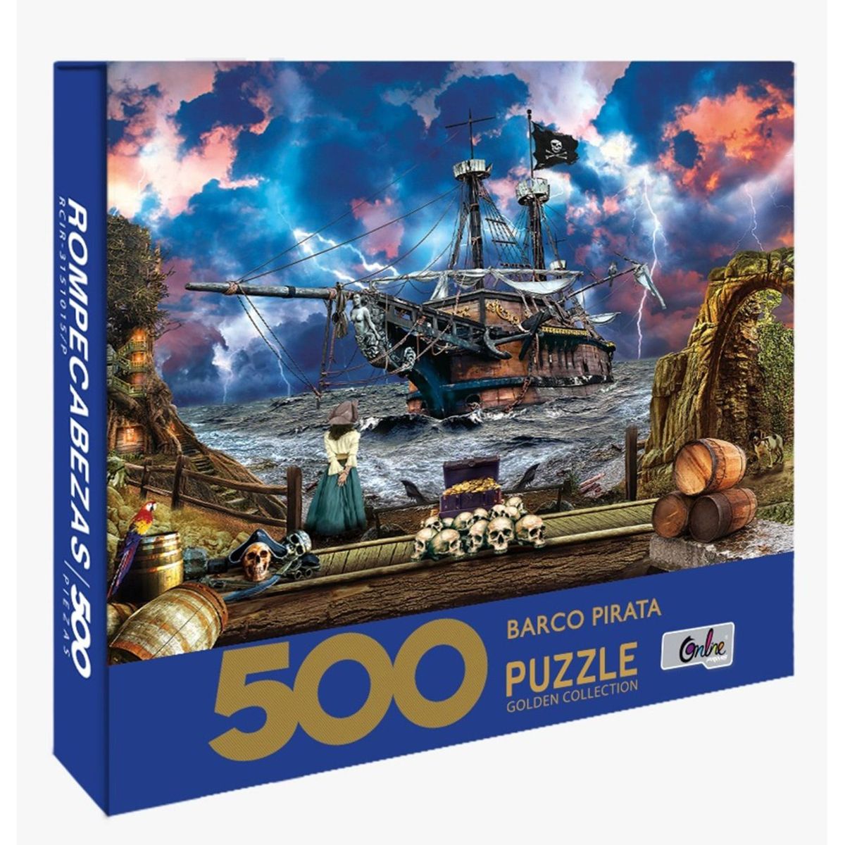 ONLINE - Rompecabezas 500 Pzas Barco Pirata