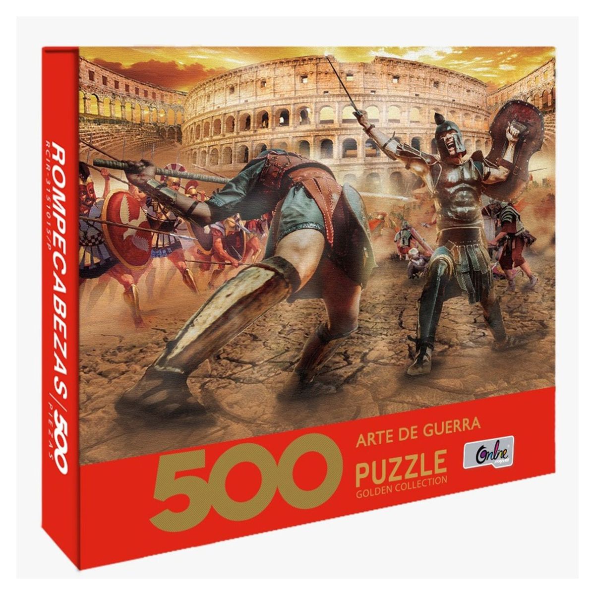 ONLINE - Rompecabezas 500 Pzas Arte De Guerra
