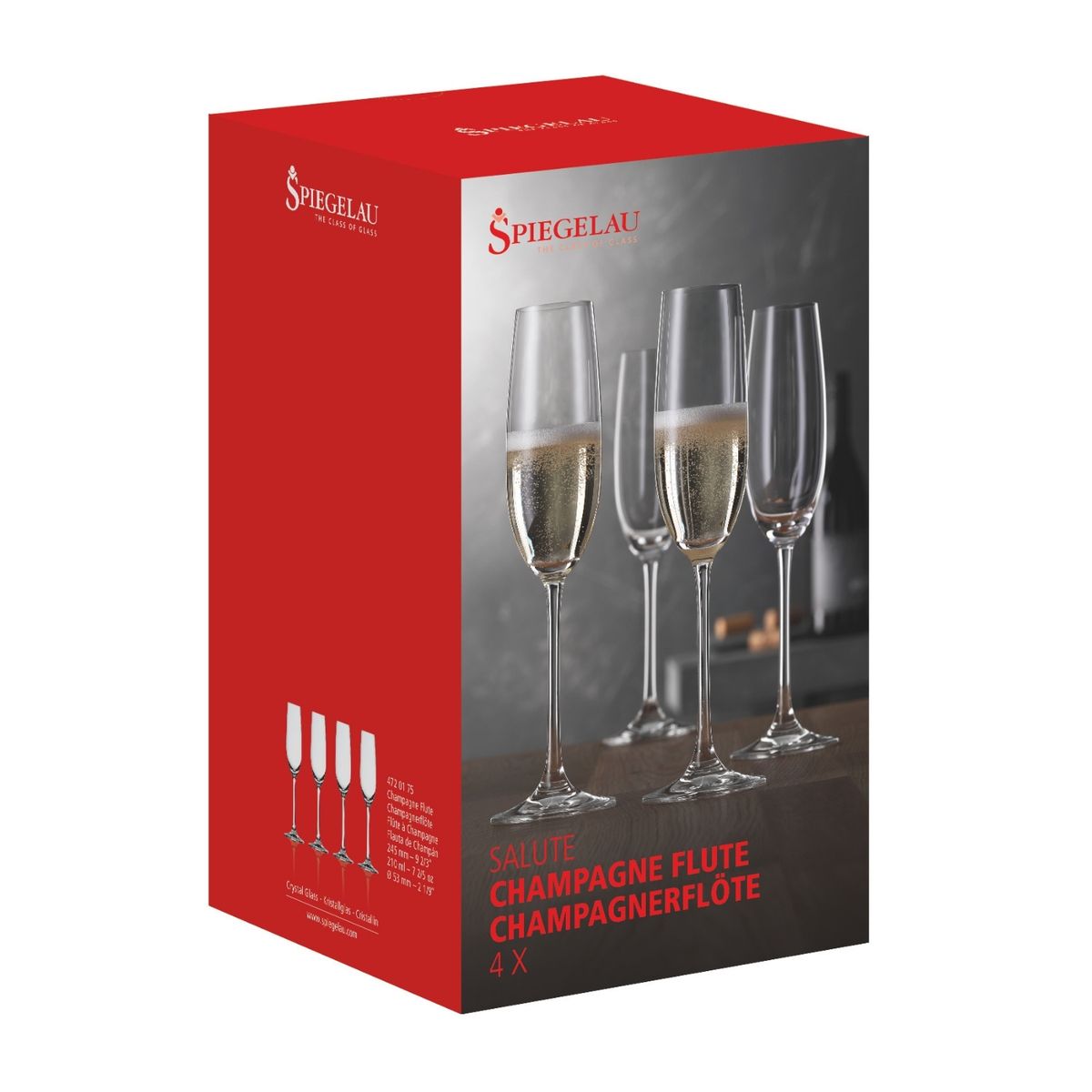 SPIEGELAU - SET X 4 Copa Champagne Salute