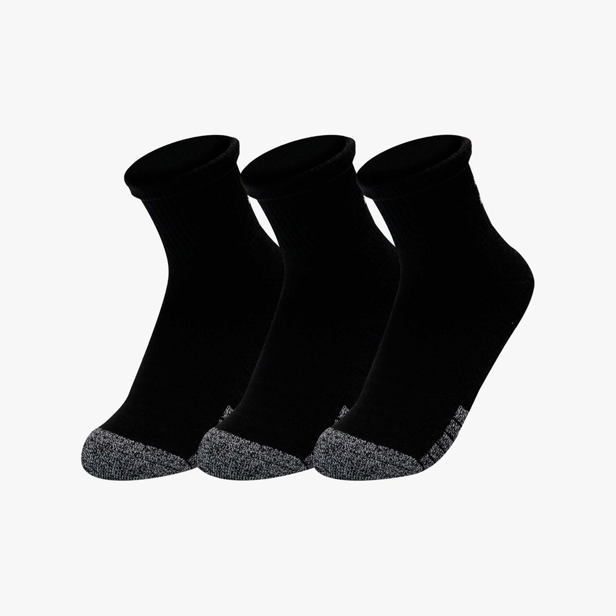 UNDER ARMOUR - Pack x3 Medias Deportivas UA HeatGear Quarter Training