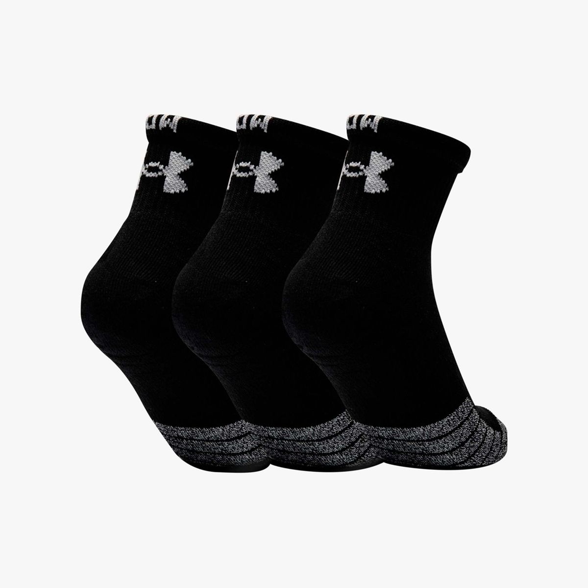UNDER ARMOUR - Pack x3 Medias Deportivas UA HeatGear Quarter Training