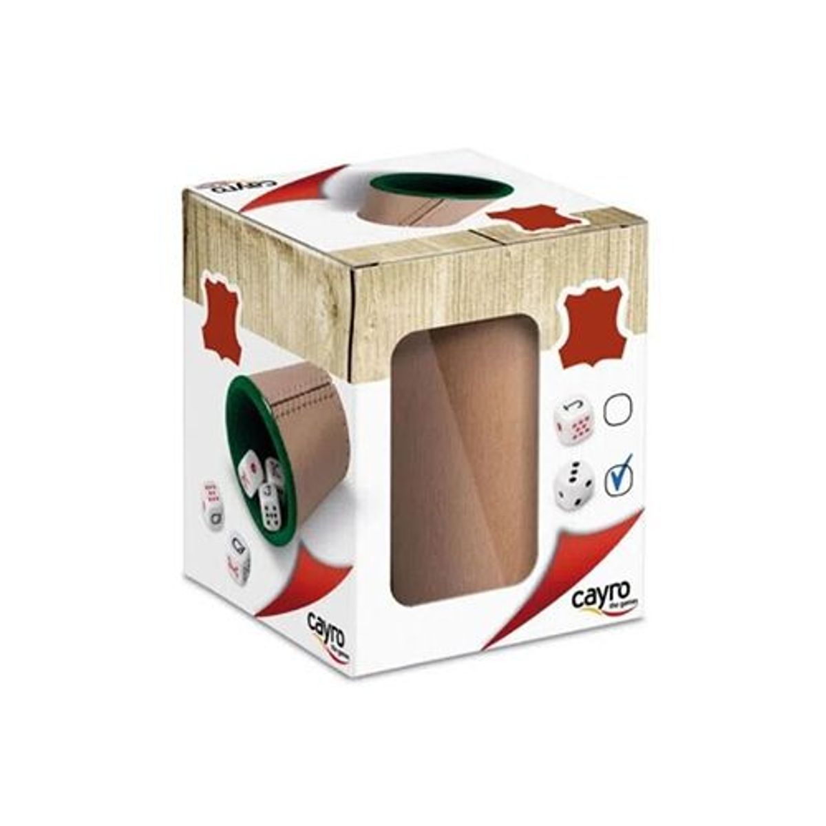 CAYRO - Cubilete Cuero Puntos