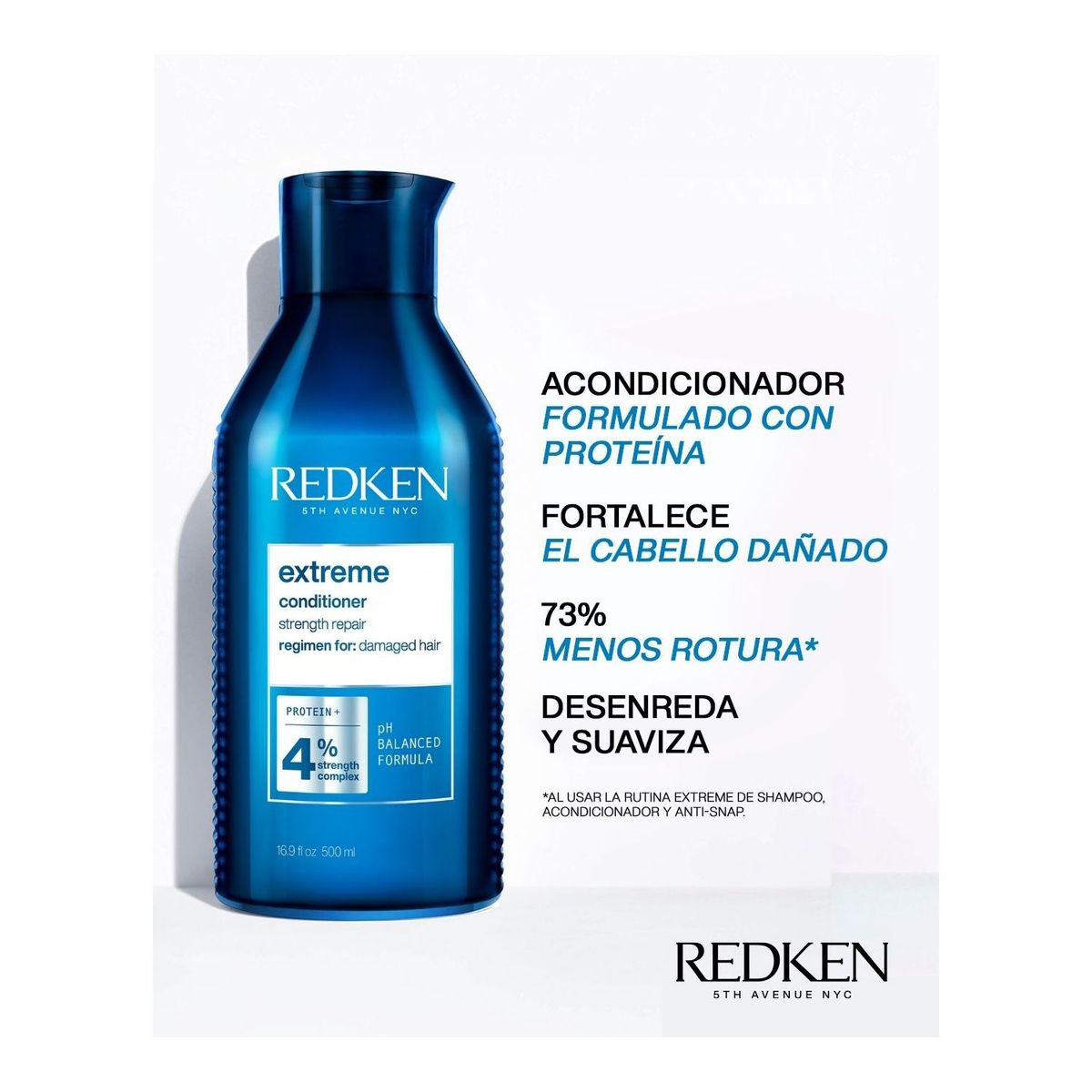 REDKEN - Acondicionador Para Cabello Dañado Extreme 500Ml