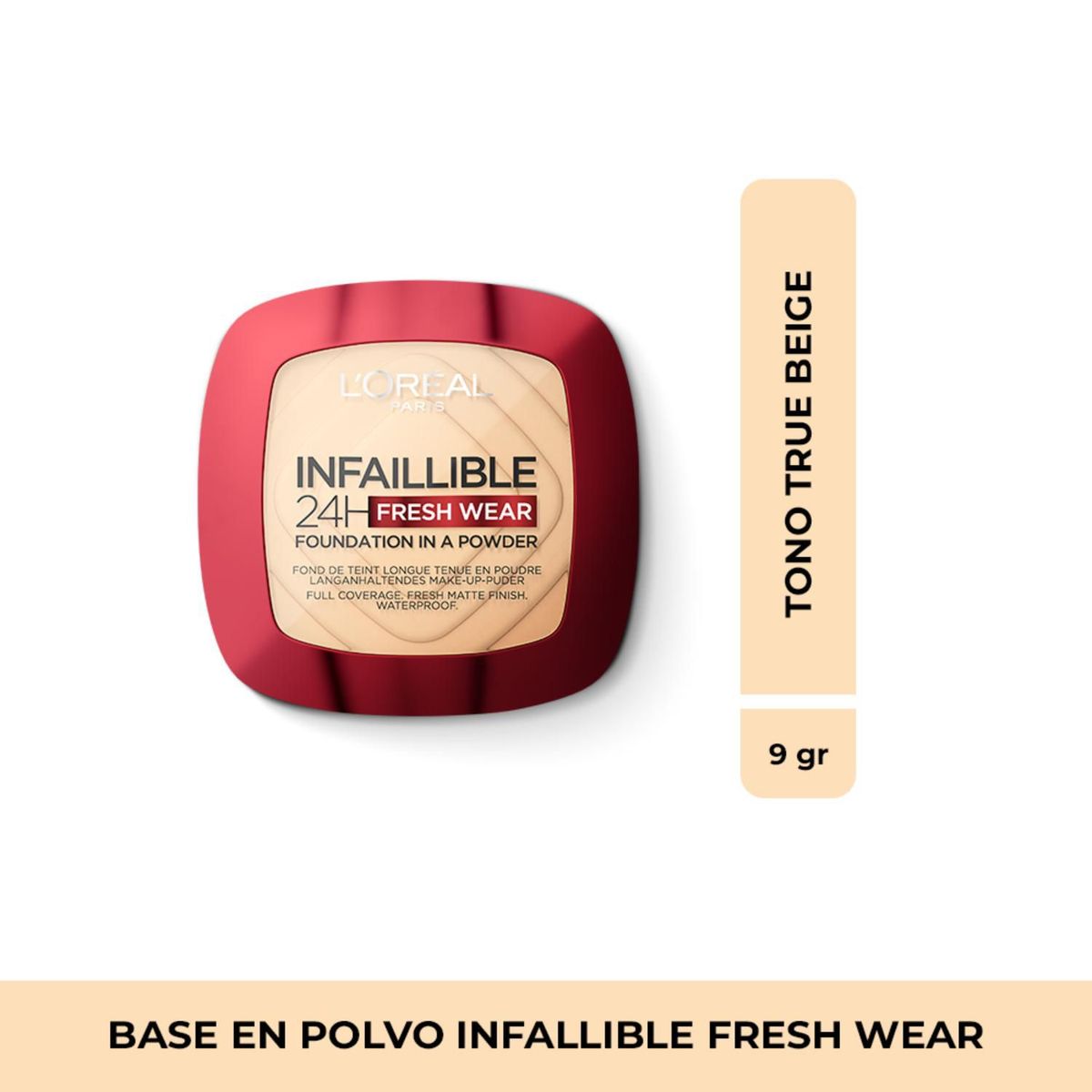 LOREAL PARIS - Polvos Compactos Infallible 24h Fresh Wear