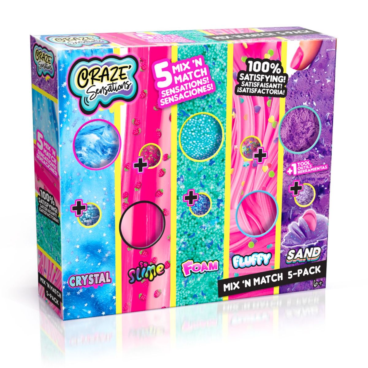 CANAL TOYS - Pack x5 Slime Craze Sensations Canal Toys